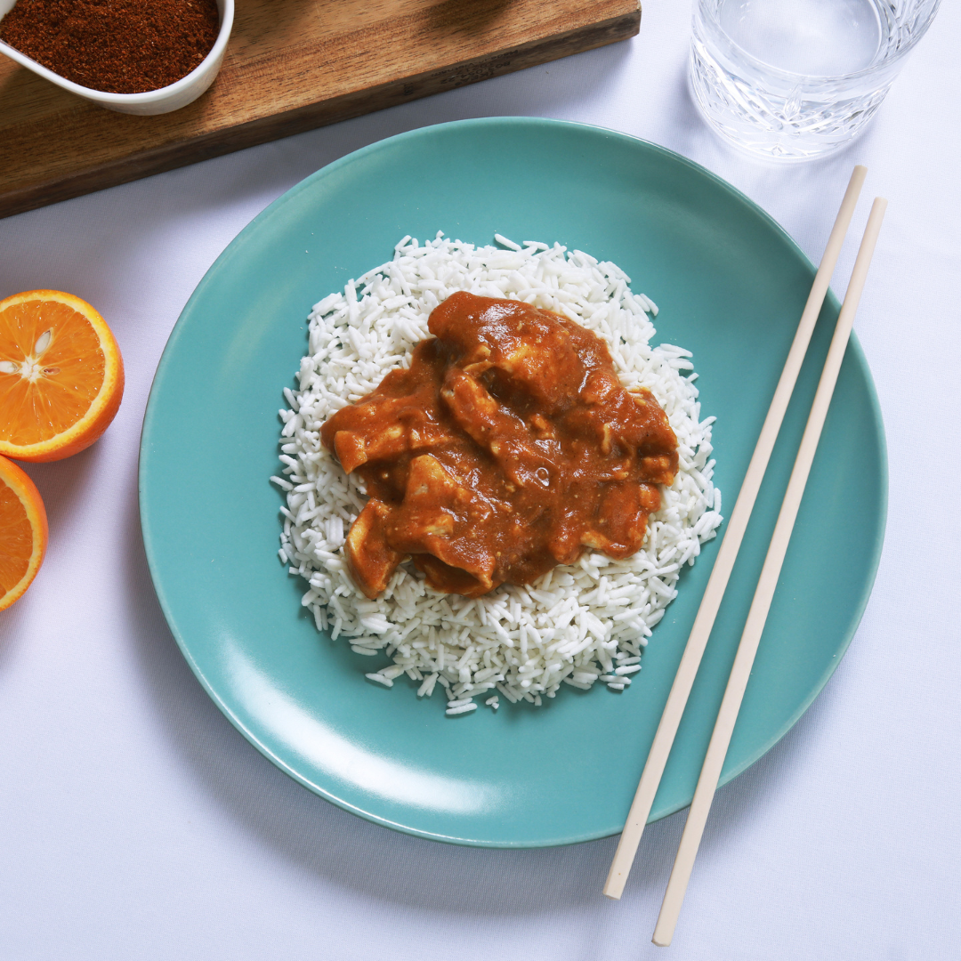 Chicken Curry Rice Box Red Box Kitchen - Best Ready Meals - Chicken Curry and Rice GLUTEN FREE
