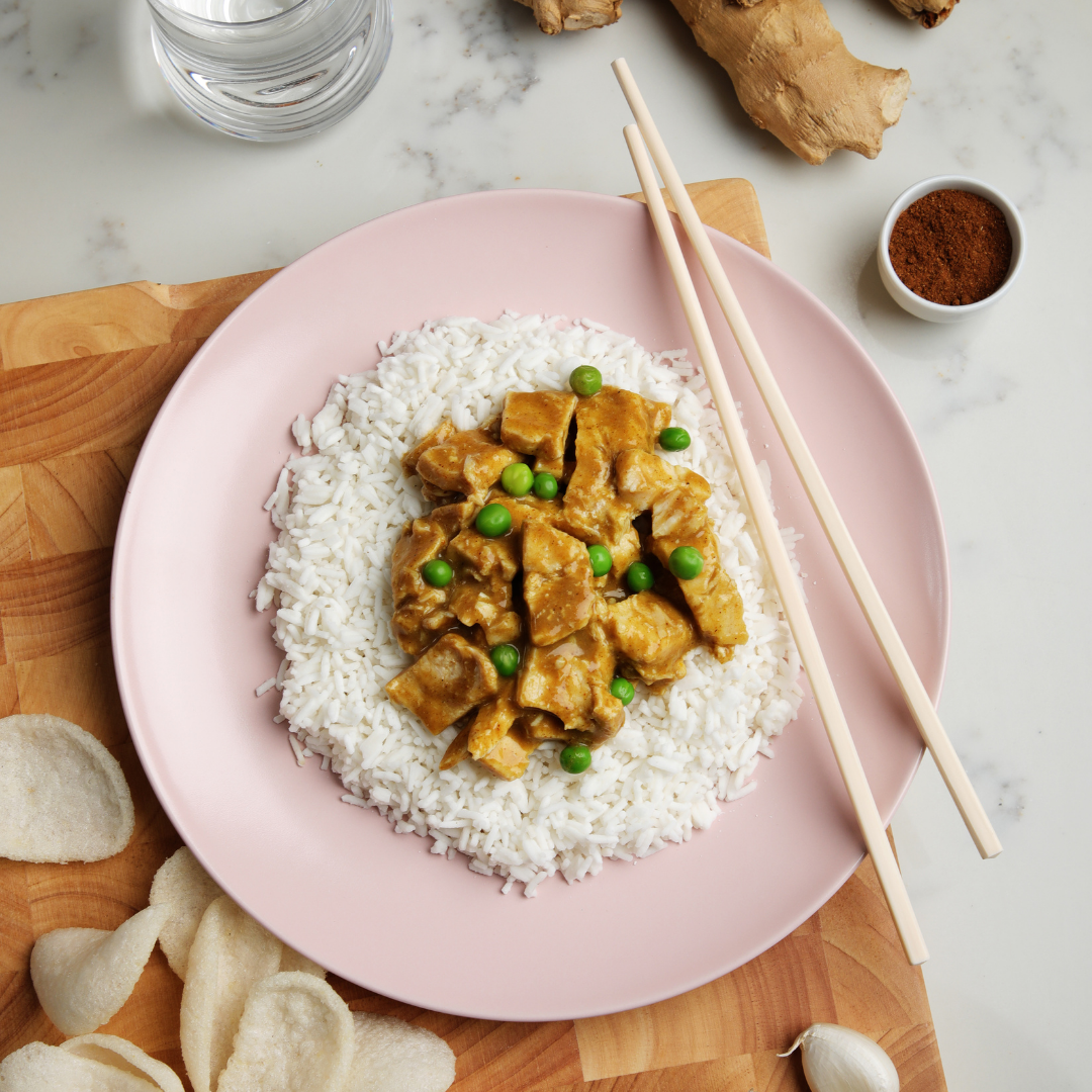 Chinese Chicken Curry and rice, Ready Meals, Red Box Kitchen, Ireland